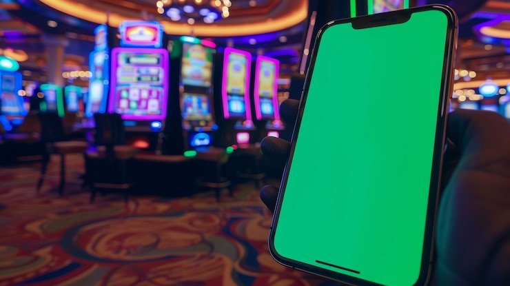 Antarmuka aplikasi mobile binjai play77 menampilkan permainan kasino dan pasar olahraga